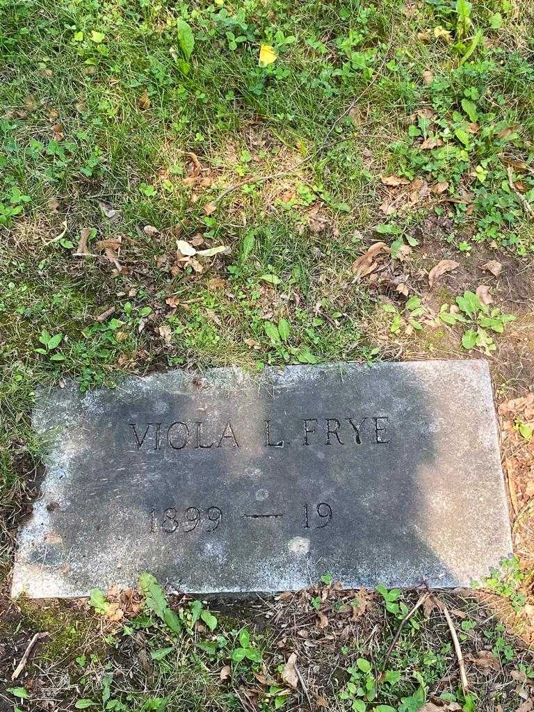 Viola L. Frye's grave. Photo 3