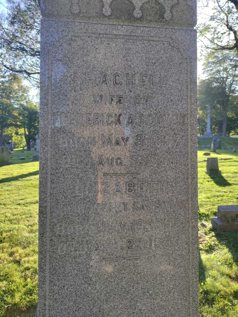 Rachel Schuck's grave. Photo 3
