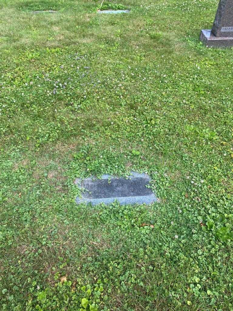 Frederick J. P. Mahley's grave. Photo 2