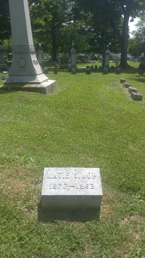 Matie Simon's grave. Photo 2