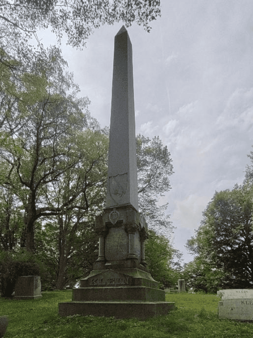 Mary A. Klein's grave. Photo 3