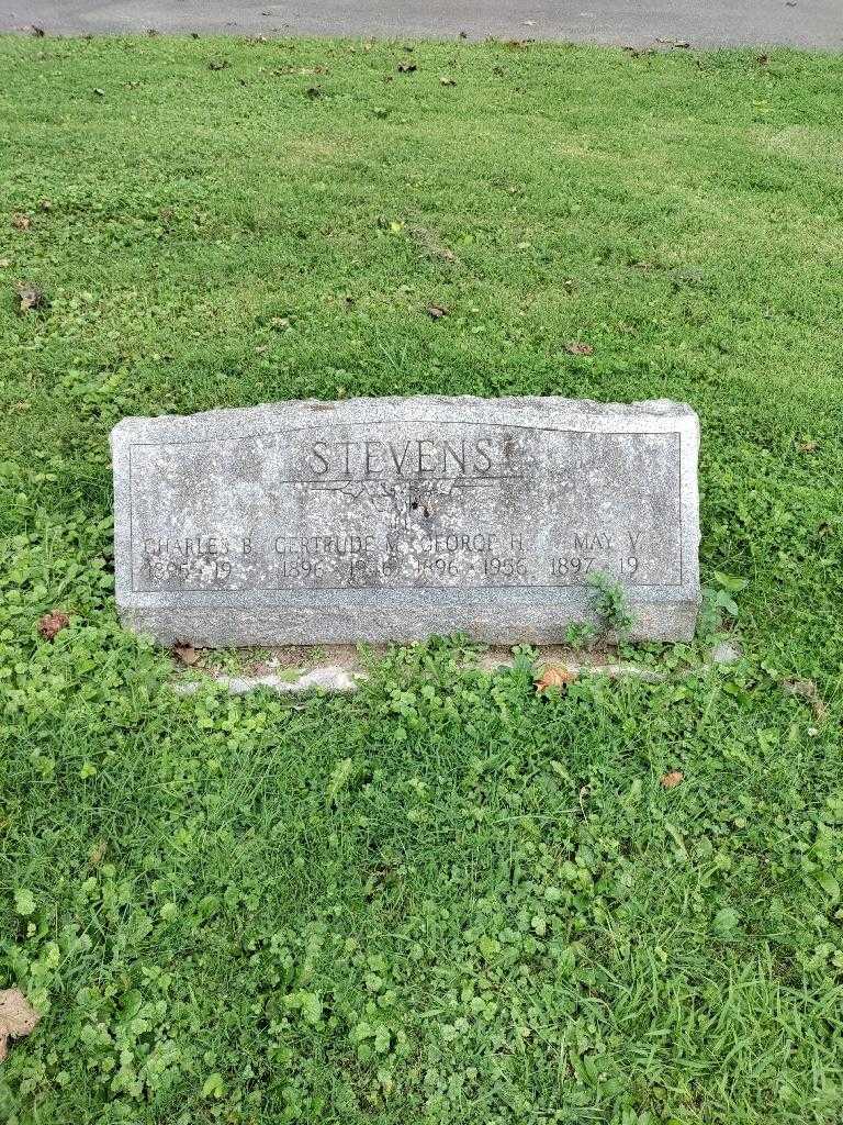 Gertrude M. Stevens's grave. Photo 2