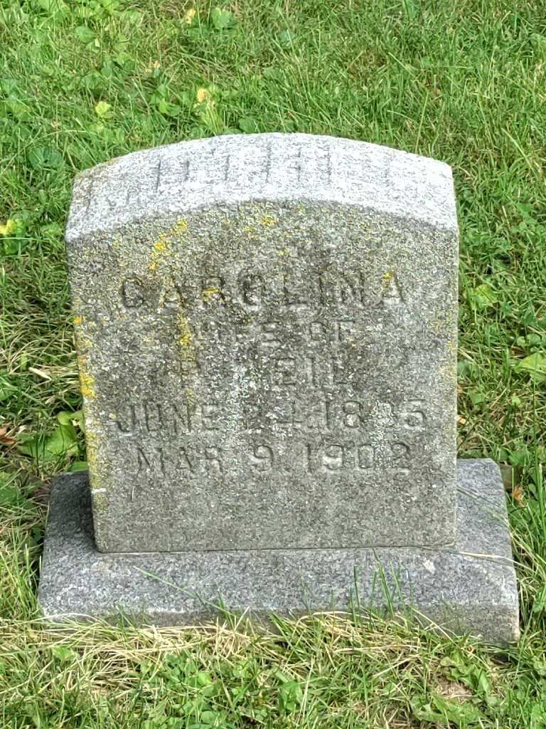 Caroline Haefner's grave. Photo 1