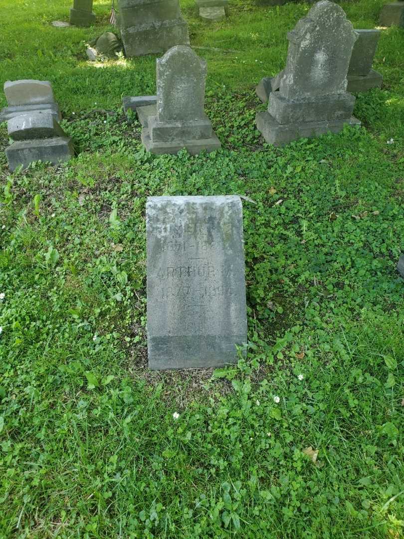 Arthur M. "Albert" Amon's grave. Photo 3