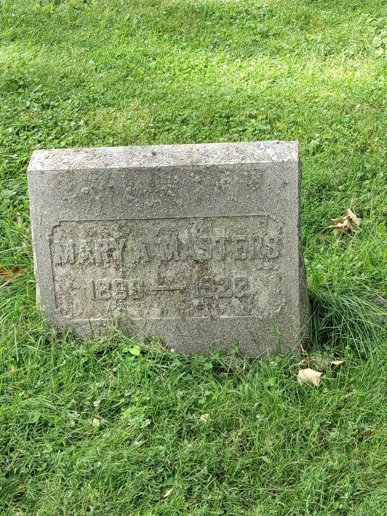 Mary A. Masters's grave. Photo 4