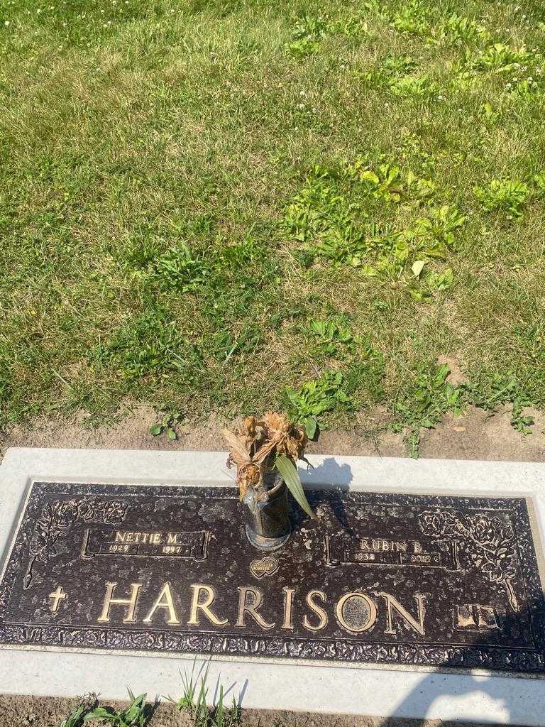 Rubin B. Harrison's grave. Photo 3