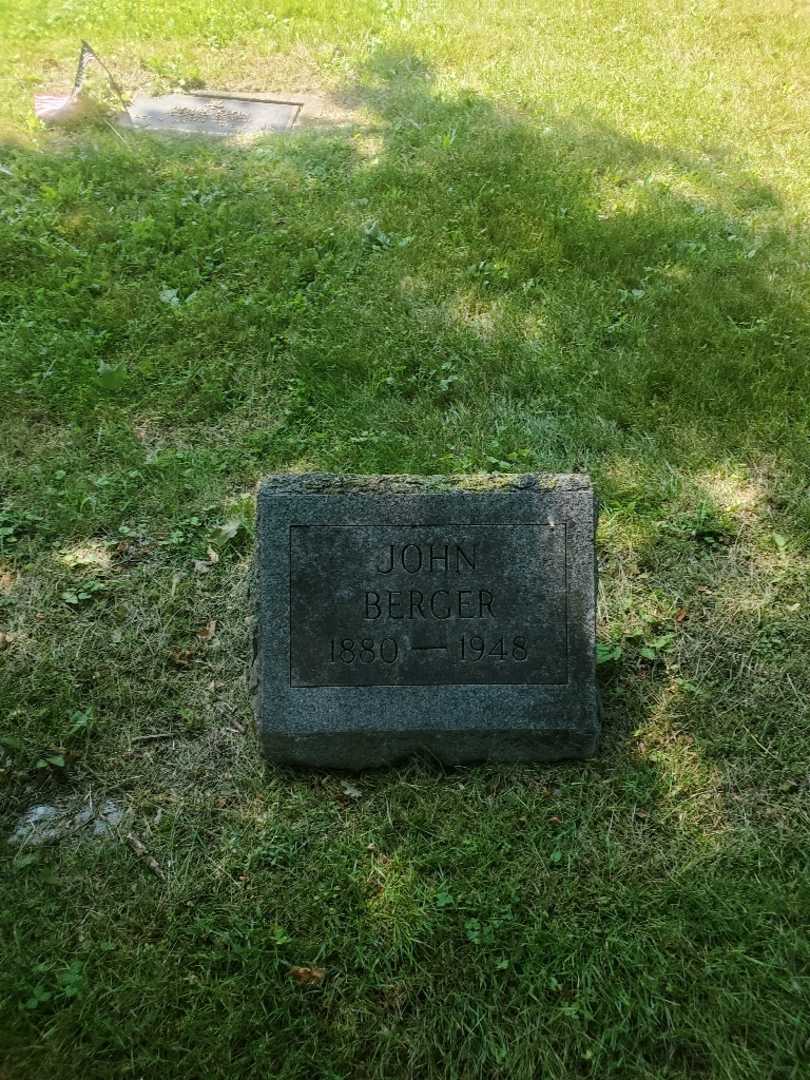 John Berger's grave. Photo 2