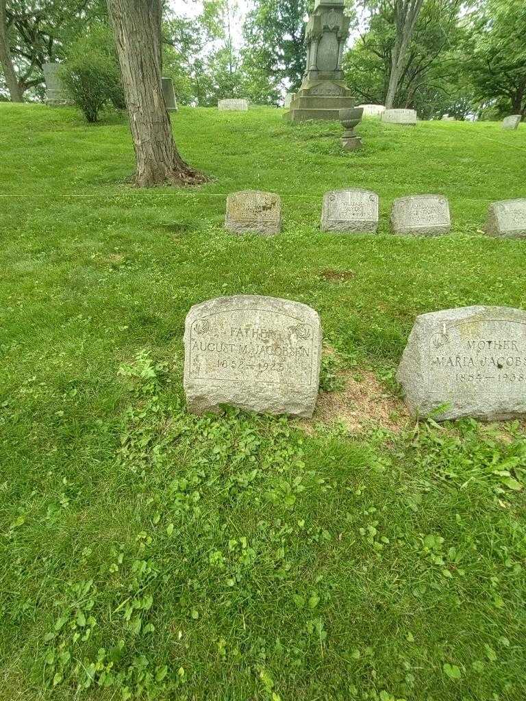 August M. Jacobsen's grave. Photo 1