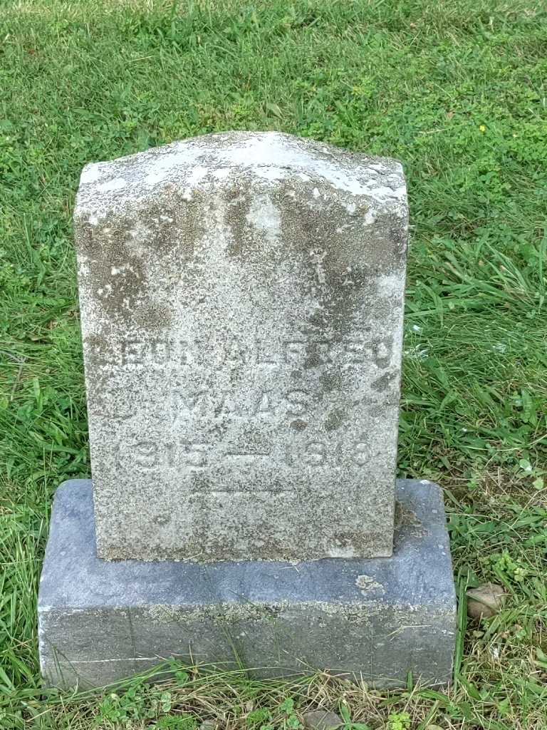 Leon Alfred Maas's grave. Photo 3