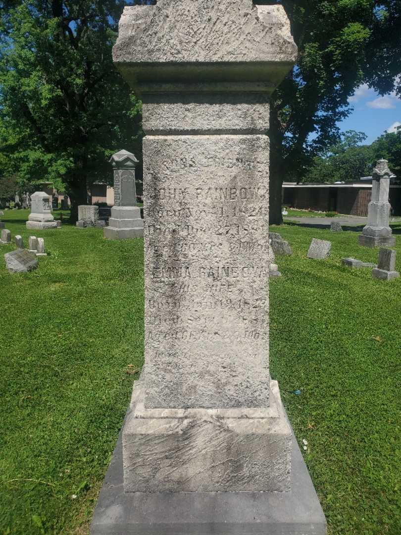 Rachel Rainbow's grave. Photo 1