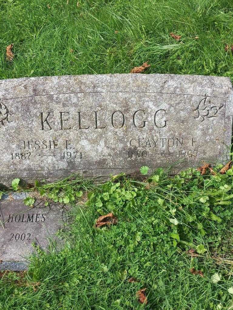 Clayton F. Kellogg's grave. Photo 3