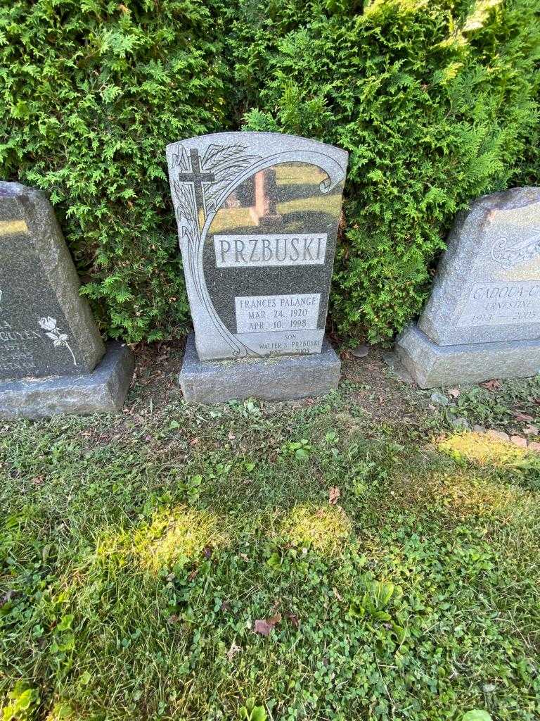 Frances Przbuski Palance's grave. Photo 1