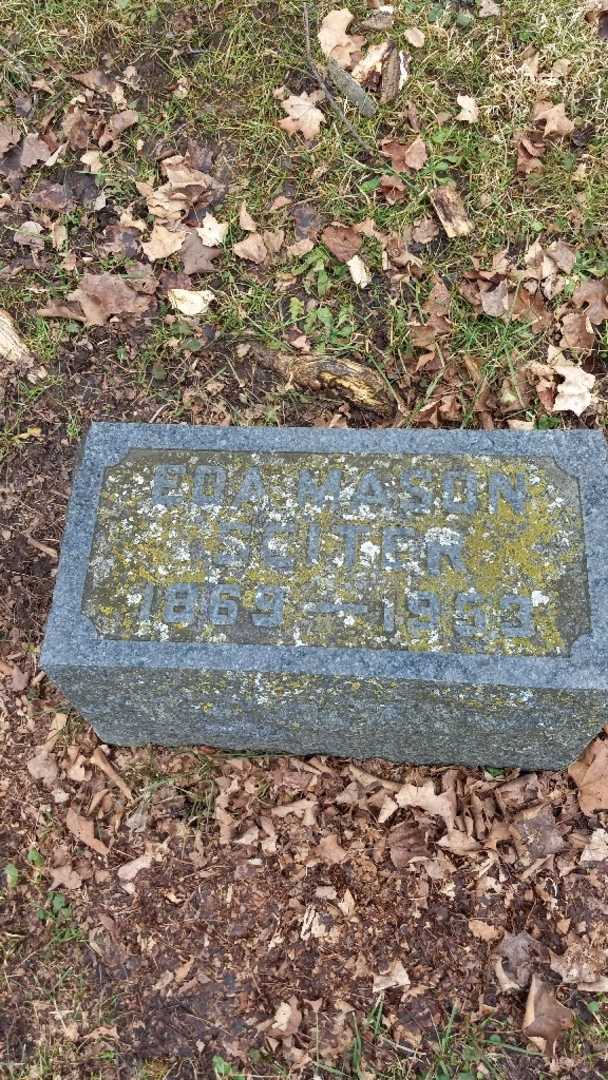 Eda Mason Seiter's grave. Photo 2