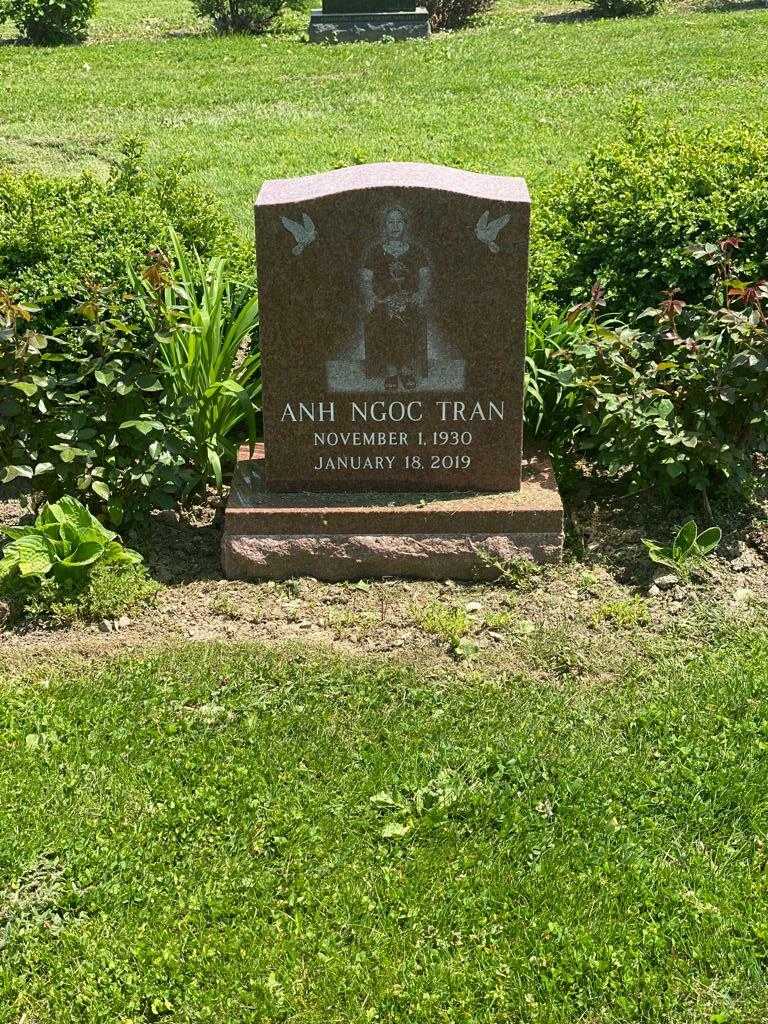 Tran Ngoc Anh's grave. Photo 1