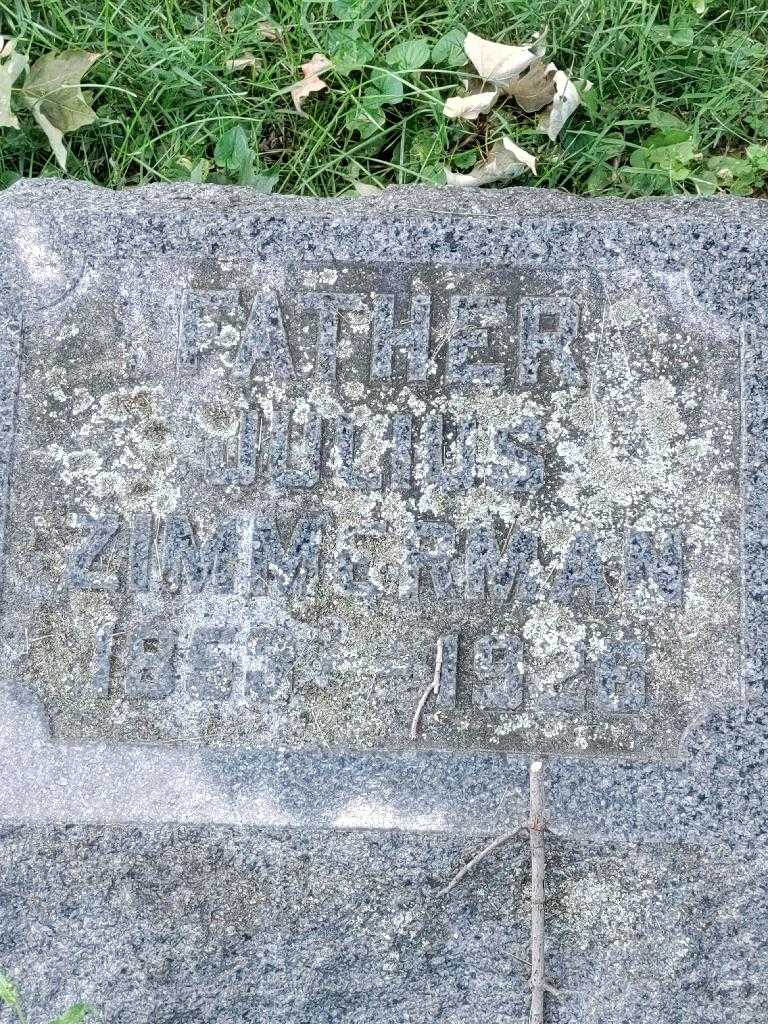 Julius Zimmerman's grave. Photo 3