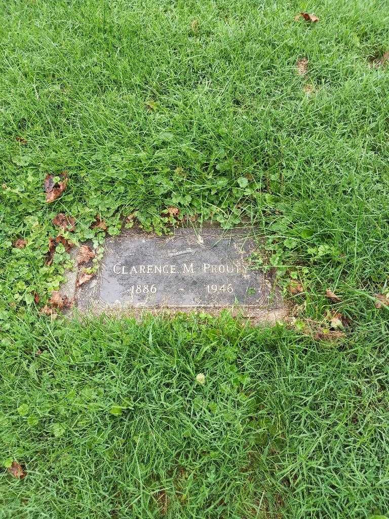 Clarence M. Prouty's grave. Photo 1