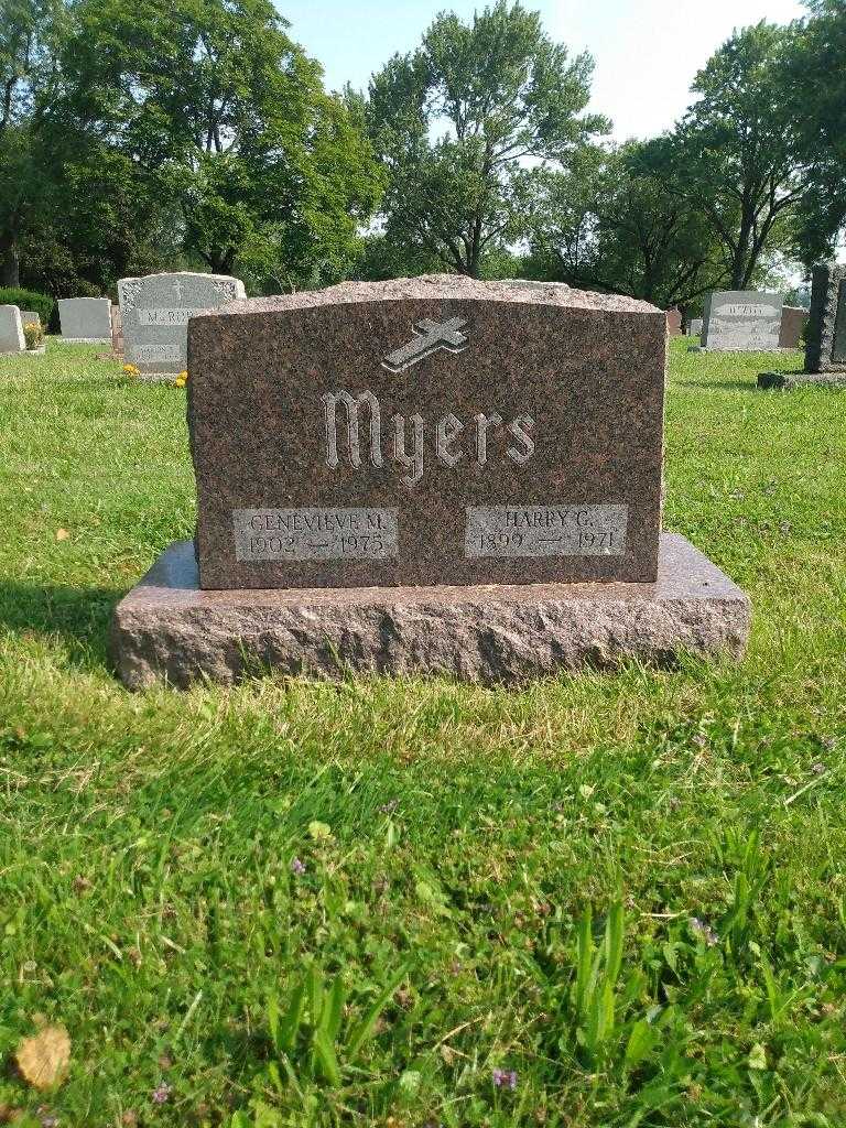 Harry G. Myers's grave. Photo 2