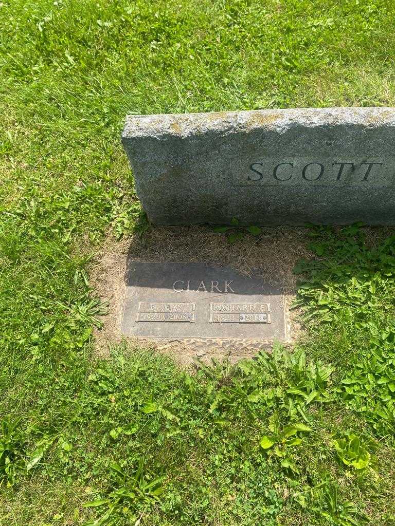 Richard F. Clark's grave. Photo 2