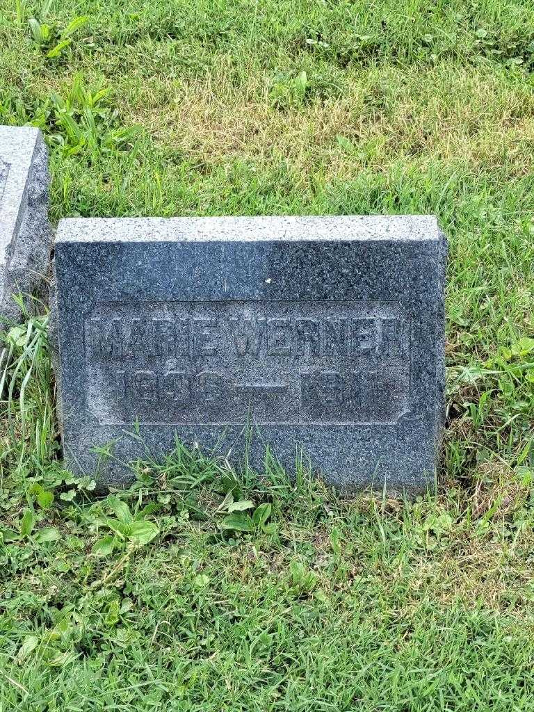Marie Werner's grave. Photo 3