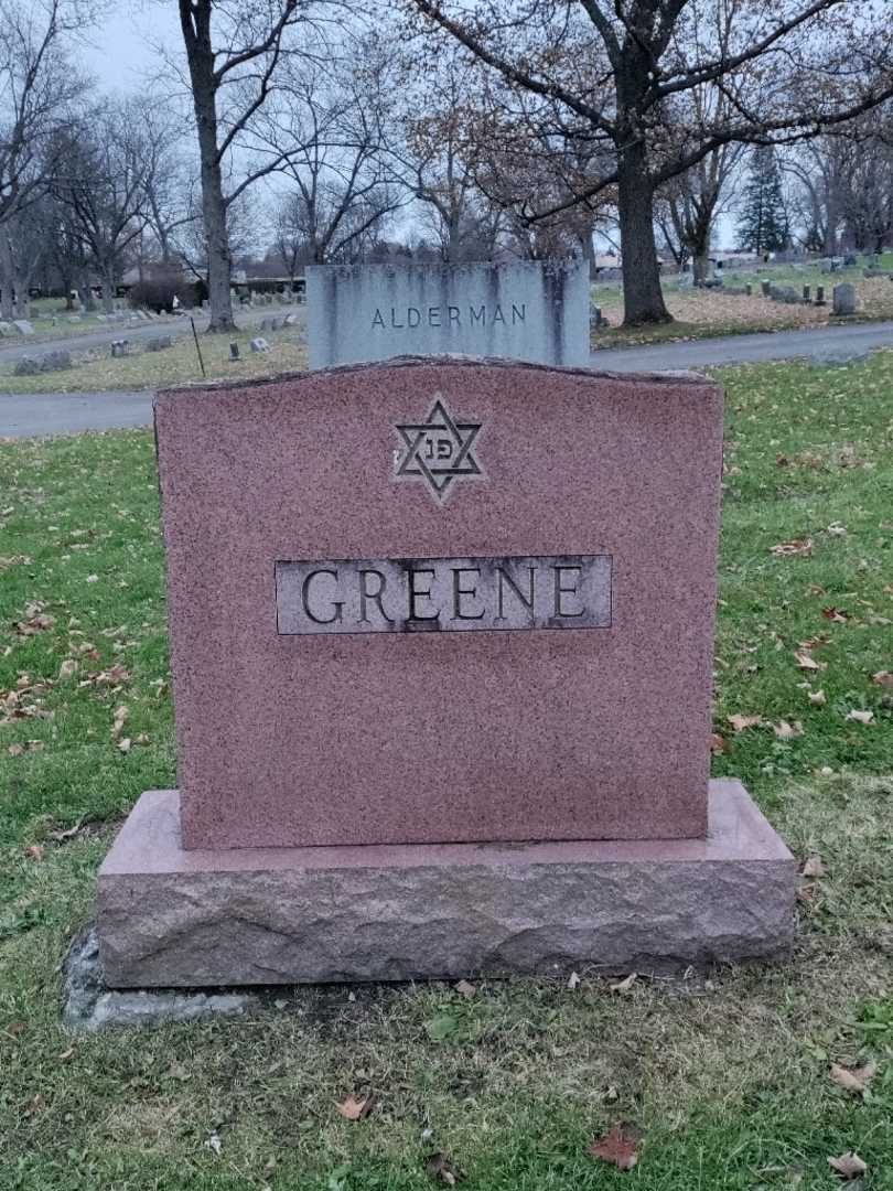 Esther L. Greene's grave. Photo 4