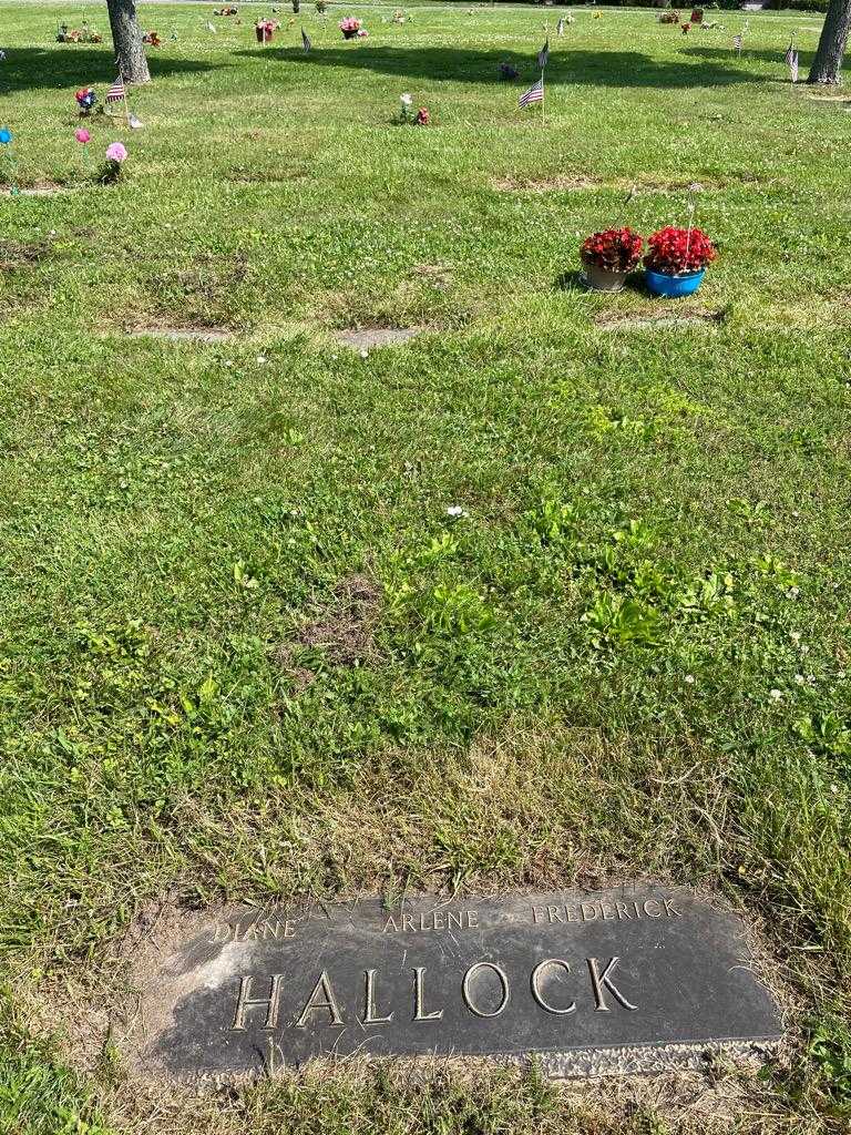 Arlene Hallock's grave. Photo 2