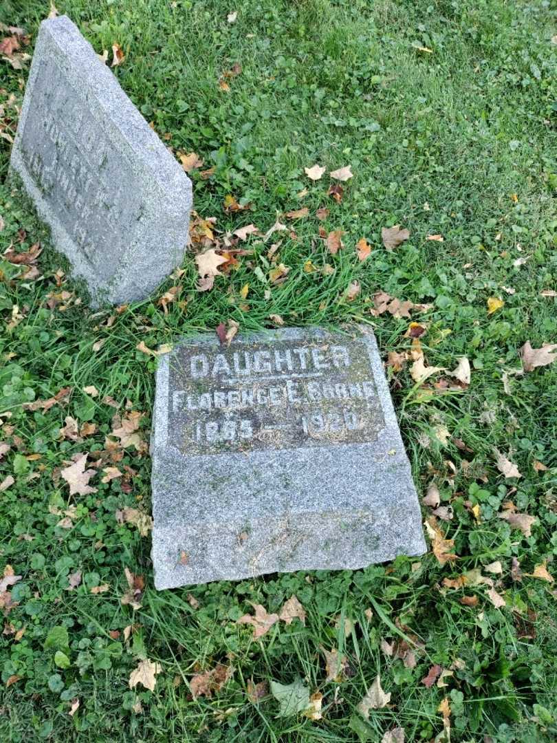 Florence E. Borne's grave. Photo 2