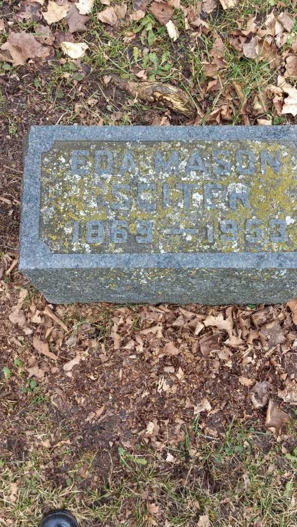Eda Mason Seiter's grave. Photo 3