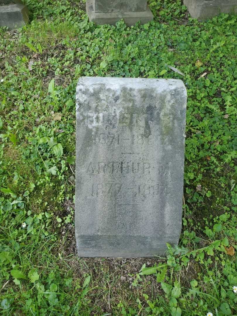 Arthur M. "Albert" Amon's grave. Photo 1