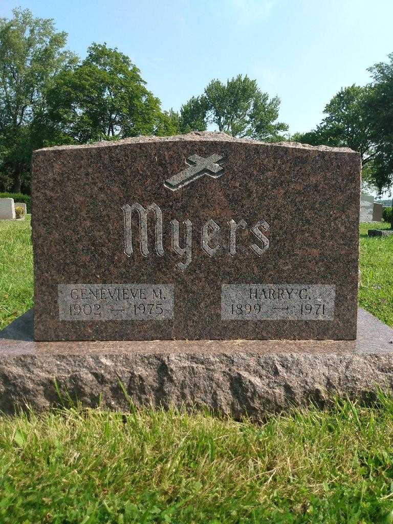 Harry G. Myers's grave. Photo 3