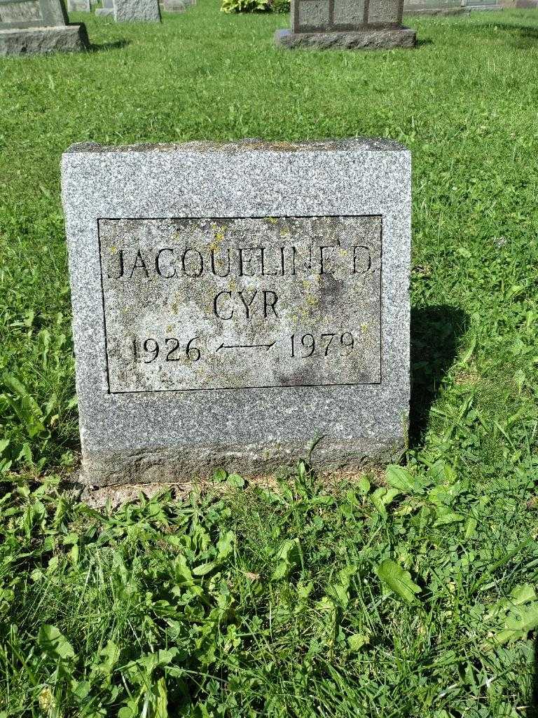 Jacqueline D. Cyr's grave. Photo 3