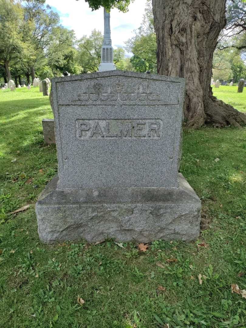 Mary E. Palmer's grave. Photo 4
