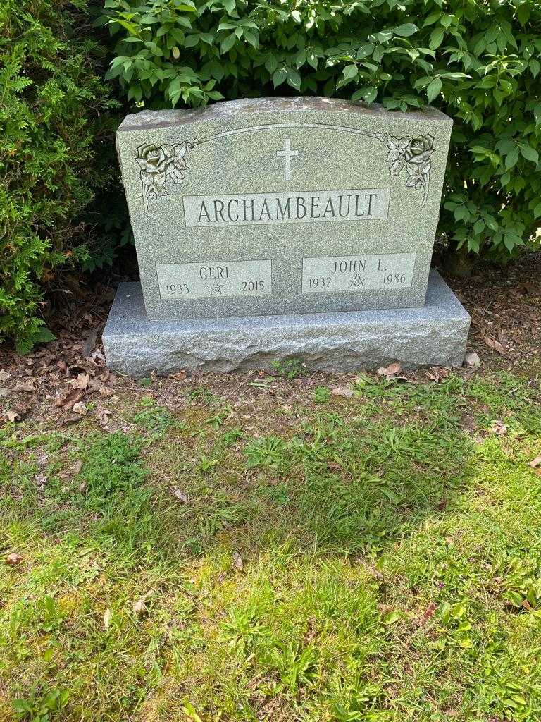 John L. Archambeault's grave. Photo 2