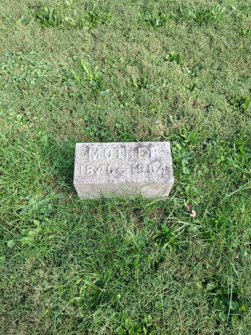 Mary B. Kuntzsch's grave. Photo 2