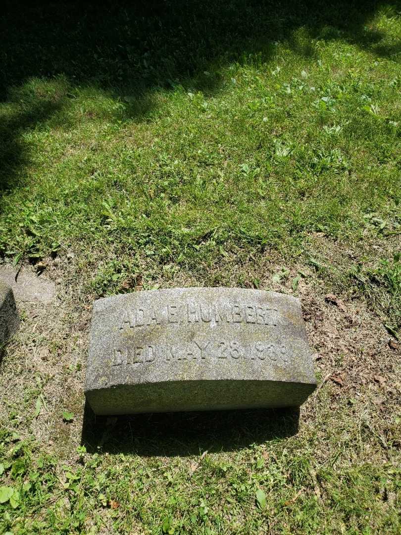 Ada E. Humbert's grave. Photo 2