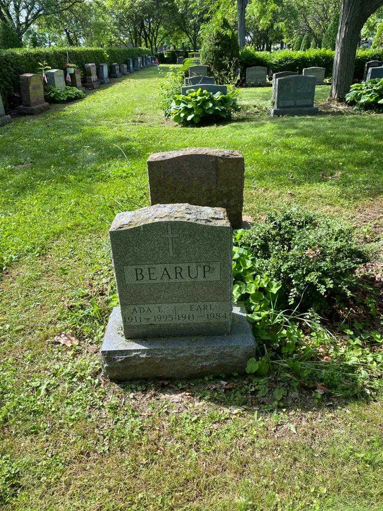 Ada E. Bearup's grave. Photo 2