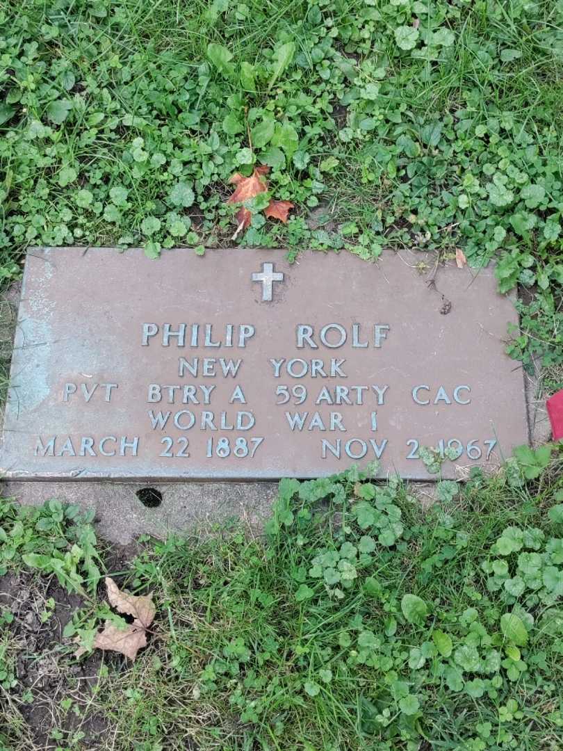 Philip Rolf's grave. Photo 3