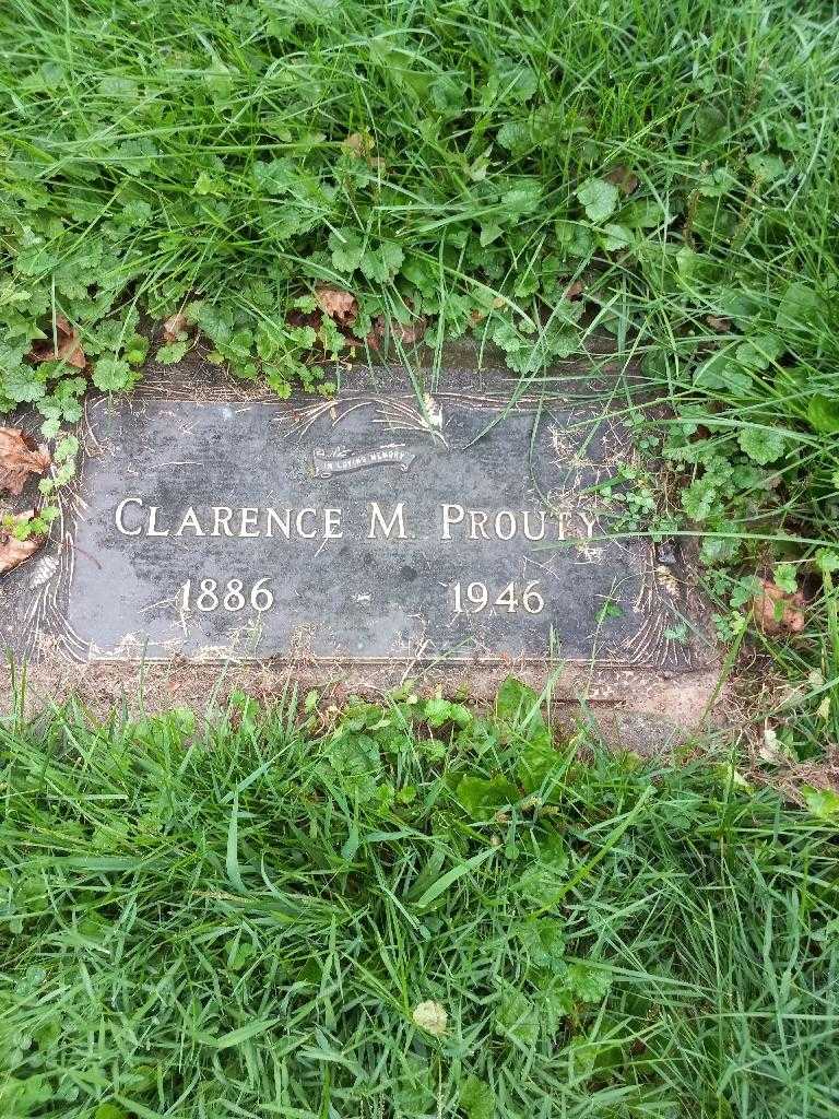 Clarence M. Prouty's grave. Photo 2