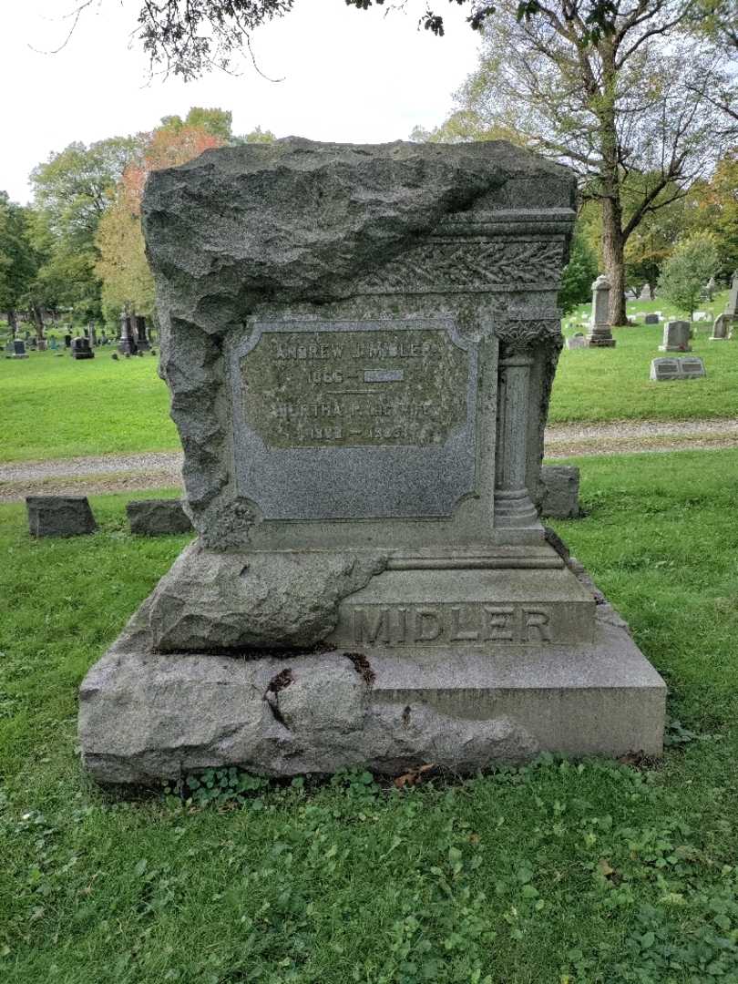 Andrew J. Midler's grave. Photo 2