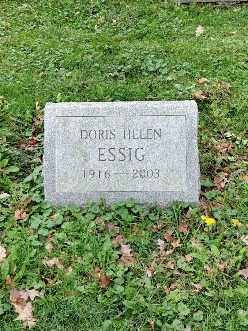 Doris Helen Essig's grave. Photo 2