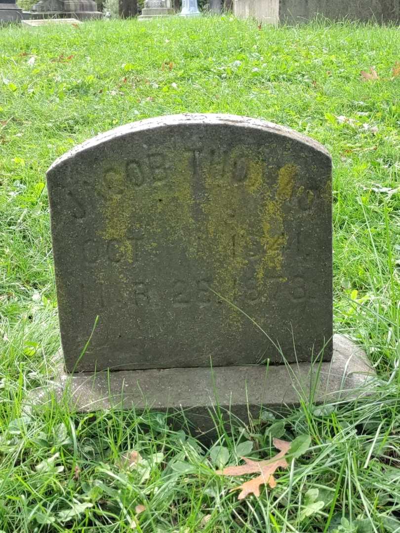 Jacob Thomas's grave. Photo 3