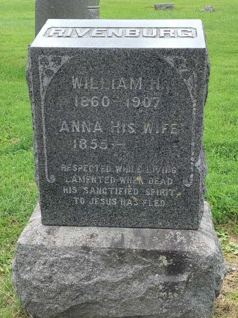 William H. Rivenburg's grave. Photo 3