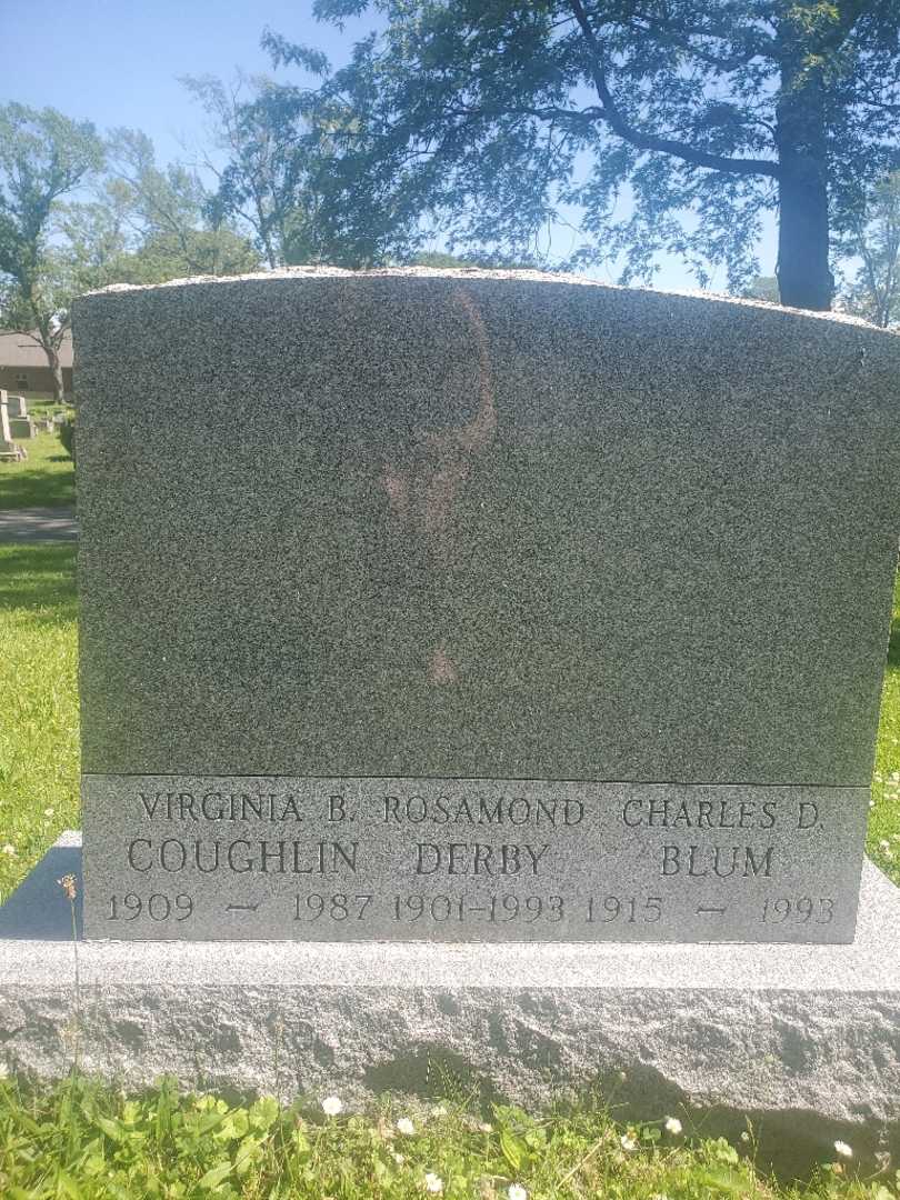 Virginia B. Coughlin's grave. Photo 3