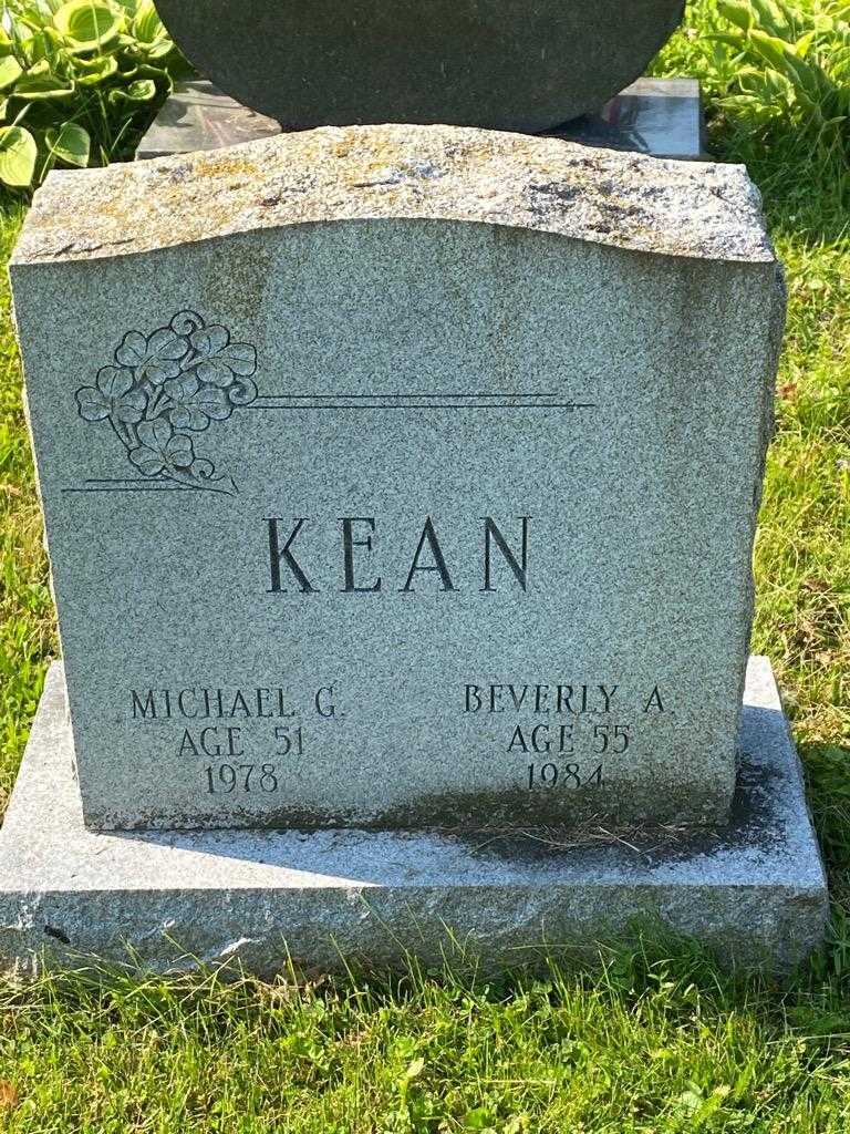 Michael G. Kean's grave. Photo 3