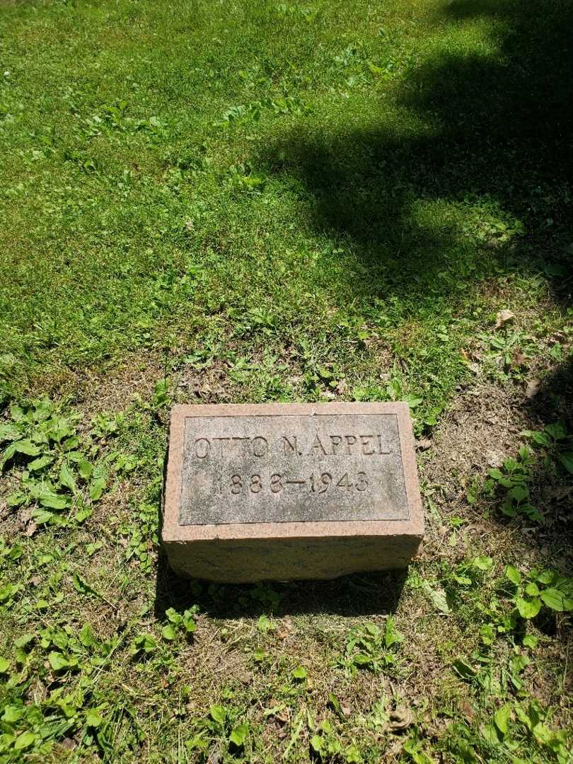 Otto N. Appel's grave. Photo 2