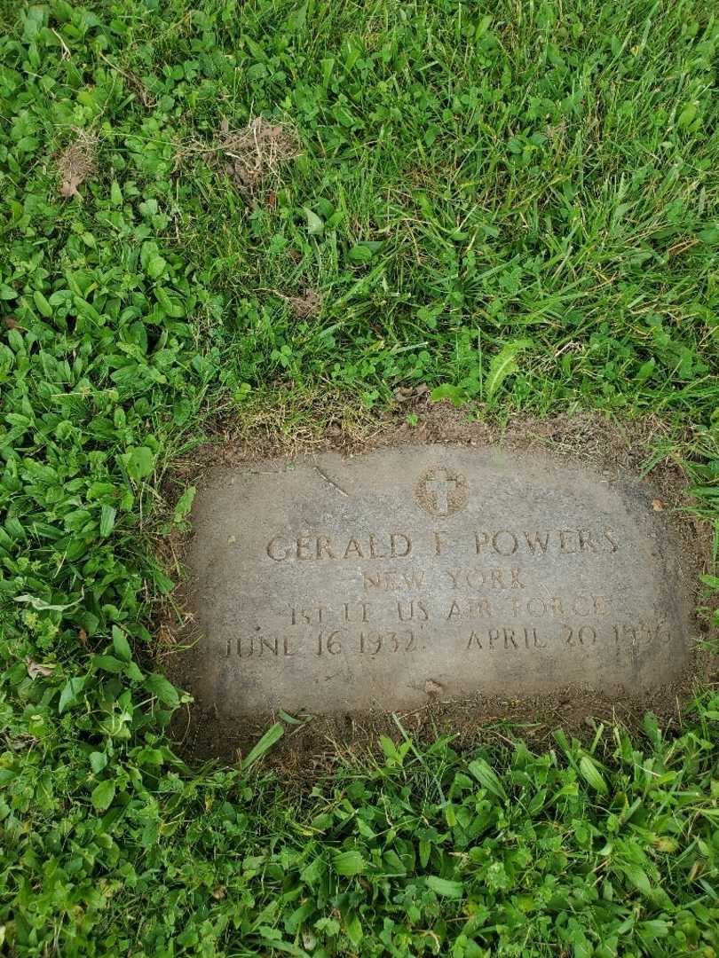 1st Lt. Gerald F. Powers's grave. Photo 1