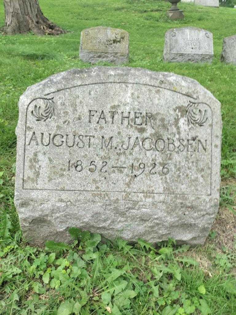 August M. Jacobsen's grave. Photo 3