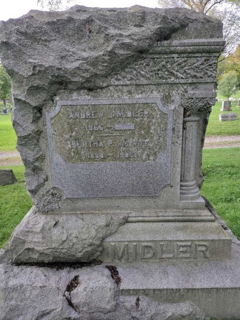 Andrew J. Midler's grave. Photo 3