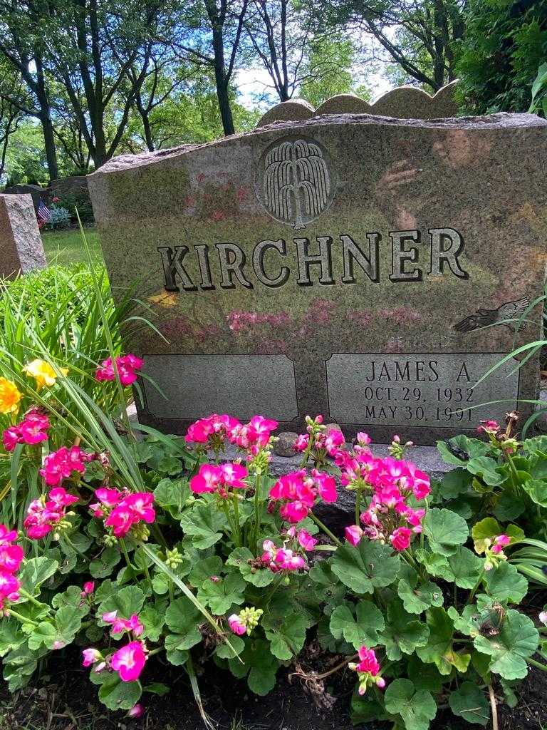James A. Kirchner's grave. Photo 3