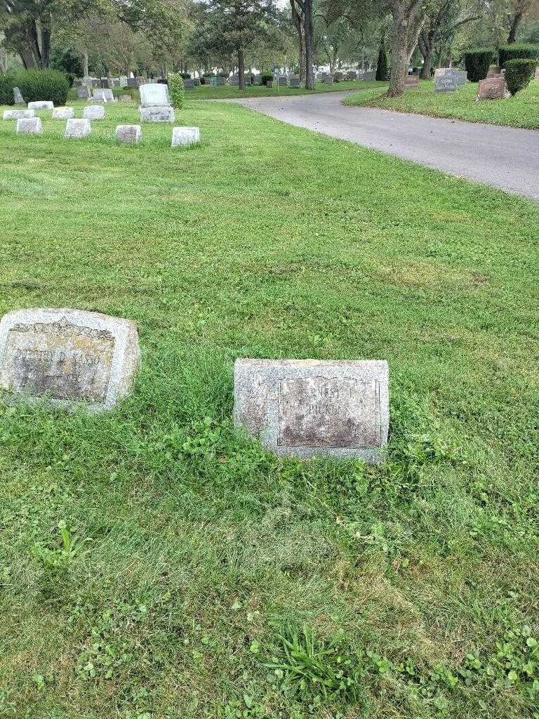 Ernest L. Pickens's grave. Photo 1