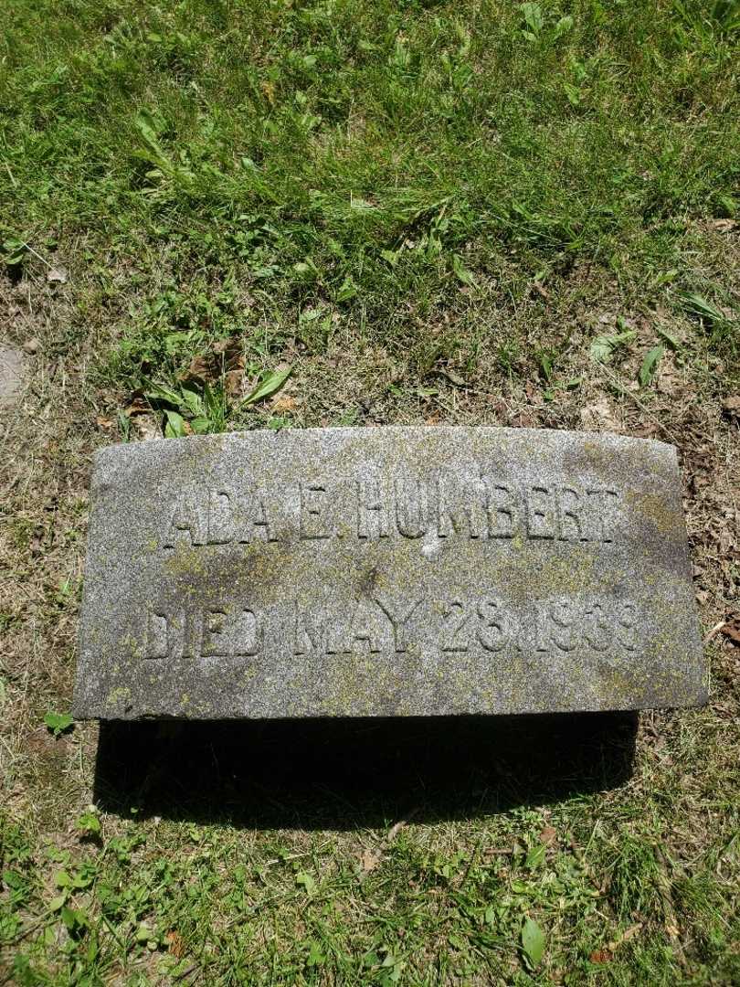 Ada E. Humbert's grave. Photo 3